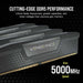 หน่วยความจำ แรม พีซี CORSAIR VENGEANCE 32GB (16GBX2) DDR5 5200MHz CMK32GX5M2B5200C40 สีดำ - SpeedCom