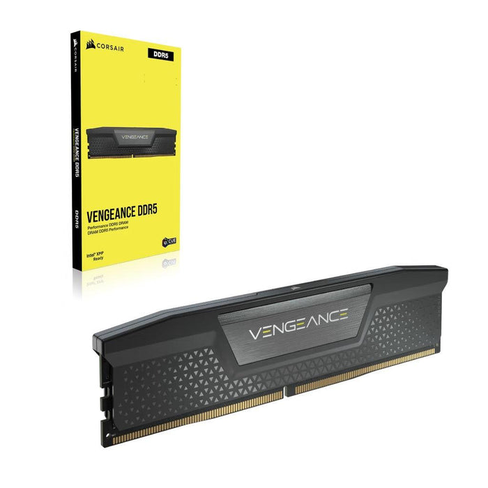 หน่วยความจำ แรม พีซี CORSAIR VENGEANCE 32GB (16GBX2) DDR5 5200MHz CMK32GX5M2B5200C40 สีดำSpeedCom