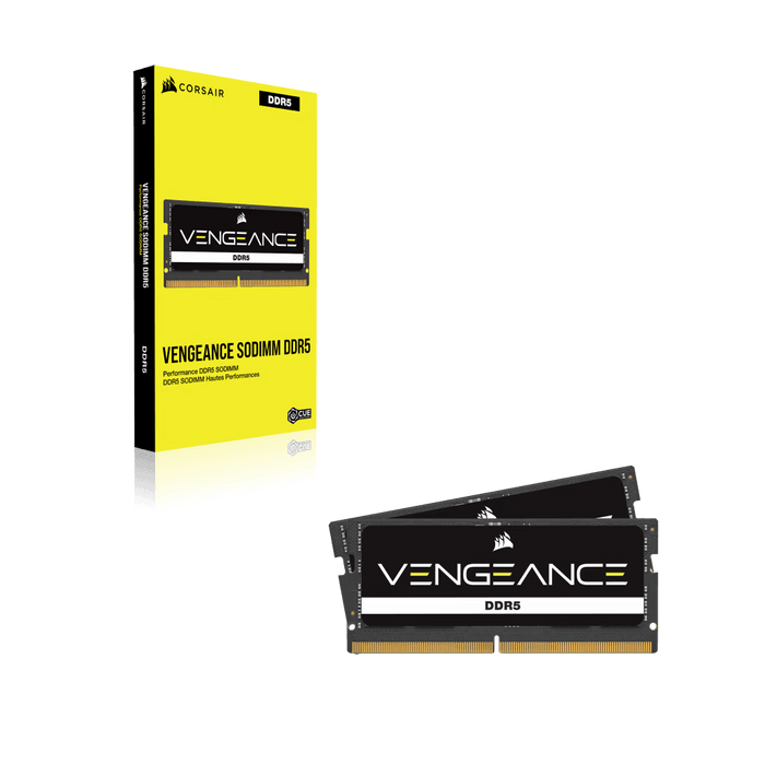 หน่วยความจำ แรม โน๊ตบุ๊ค CORSAIR VENGEANCE 32GB DDR5 BUS 4800 CMSX32GX5M1A4800C40 - SpeedCom