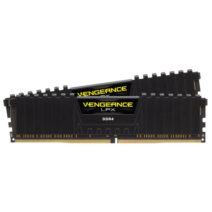 หน่วยความจำ แรม พีซี CORSAIR VENGEANCE LPX 16GB (8GBX2) DDR4 3200MHz CMK16GX4M2E3200C16 สีดำ - SpeedCom