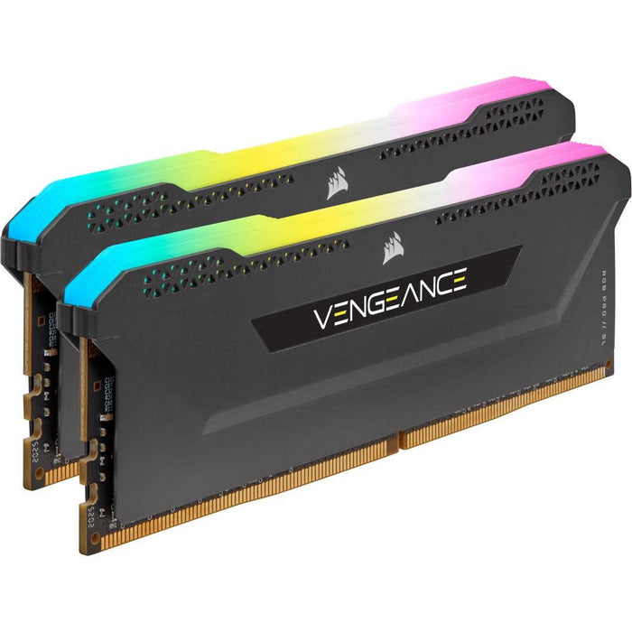 หน่วยความจำ แรม พีซี CORSAIR VENGEANCE PRO RGB SL 16GB (8GBX2) DDR4 3600MHz - SpeedCom