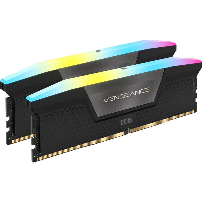 หน่วยความจำ แรม พีซี CORSAIR VENGEANCE RGB 32GB (16GBX2) DDR5 5600MHz - SpeedCom