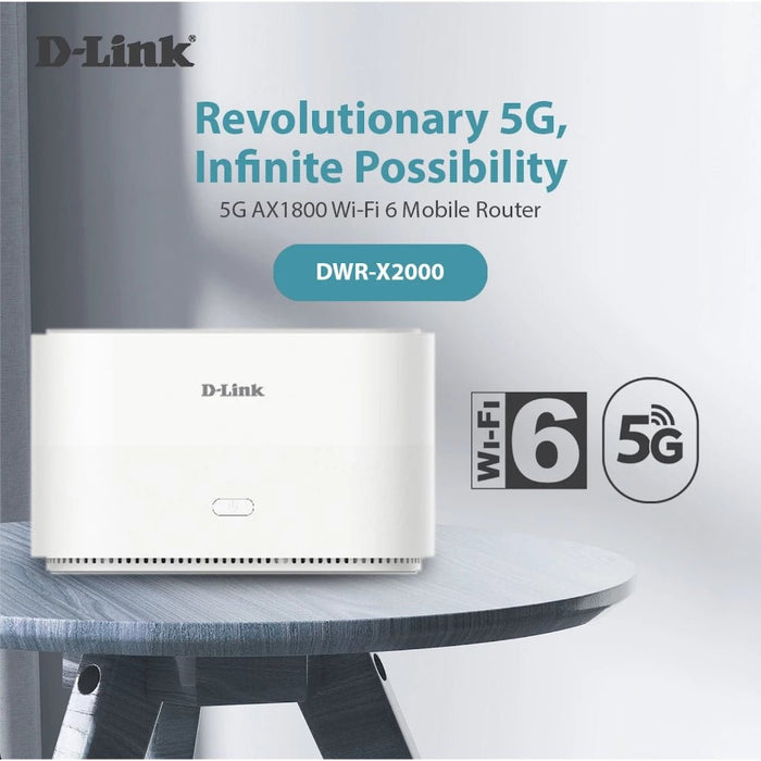 เร้าเตอร์ D - Link DWR X2000 สีขาว - SpeedCom