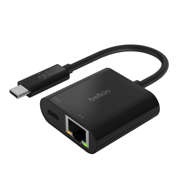 อุปกรณ์แปลงสัญญาณ Belkin USB-C to Ethernet + Charge Adapter