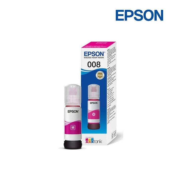 หมึกเครื่องปริ้นเตอร์ Epson-008MAGENTA สีแดงม่วง - SpeedCom