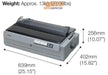 ปริ้นเตอร์ดอทเมตริกซ์ Epson LQ - 2190 สีเทา - SpeedCom