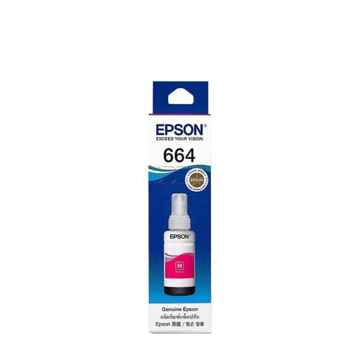 หมึกเครื่องปริ้นเตอร์ Epson-T6643-M สีแดงม่วง - SpeedCom