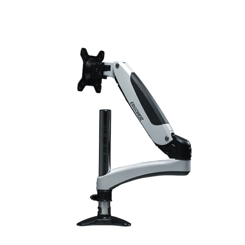 ขาจับจอ ERGONOZ MONITOR MOUNT 02S METALIC SINGLE FOR 1 DISPLAY 15 - 32 Inch MAX 8 KG (WHITE) / 1Y - SpeedCom