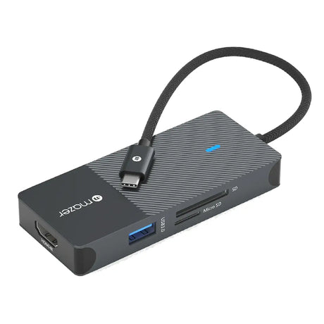 อุปกรณ์แปลงสัญญาณ Mazer Multimedia Pro 7-in-1 Hub (M-UC2MULTI7002-BK) - SpeedCom