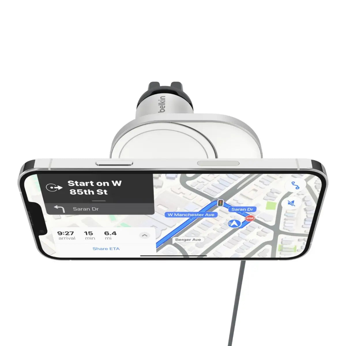 แท่นชาร์จในรถ Belkin Magnetic Wireless Car Charger with Qi2 15W - SpeedCom