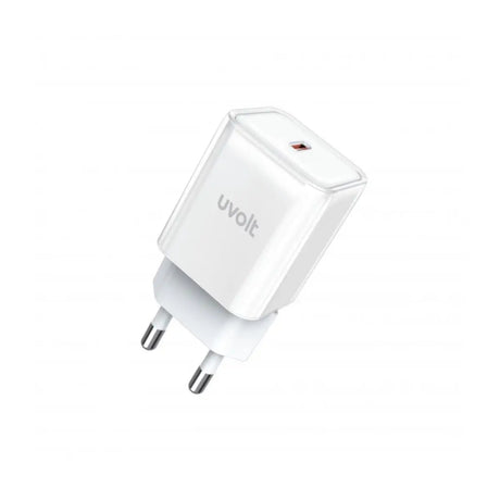หัวชาร์จ Uvolt UVA20W-01-WHT Wall Charge USB-C PD 20W สีขาว - SpeedCom