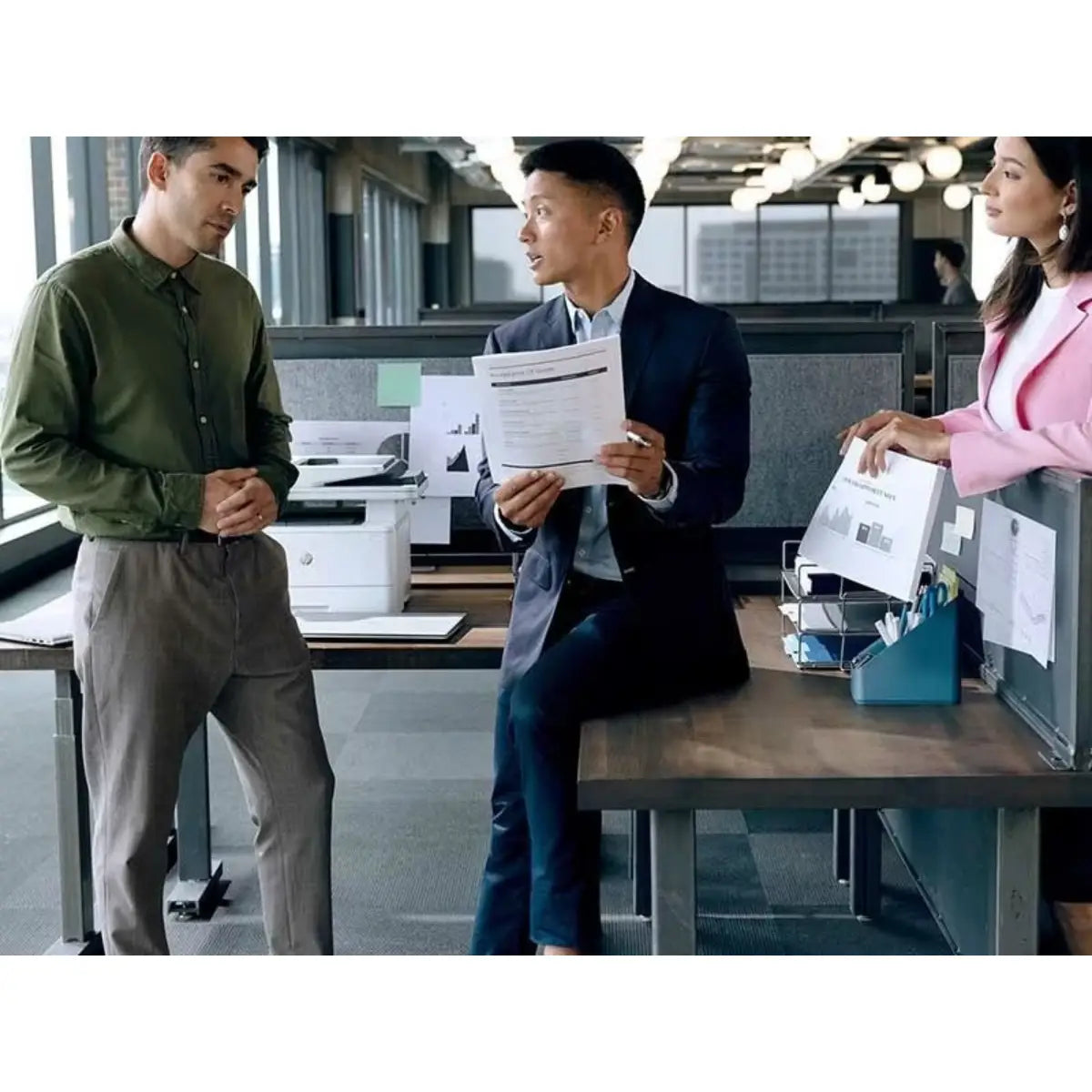 ปริ้นเตอร์เลเซอร์ HP 4103fdw (HP-2Z629A) LaserJet Pro MFP - SpeedCom