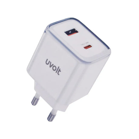 หัวชาร์จ Uvolt UVA45W-01-WHT Wall Charger 45W สีขาว - SpeedCom