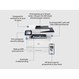 ปริ้นเตอร์เลเซอร์ HP Printer MFP 4103FDN (2Z628A) สีขาว - SpeedCom