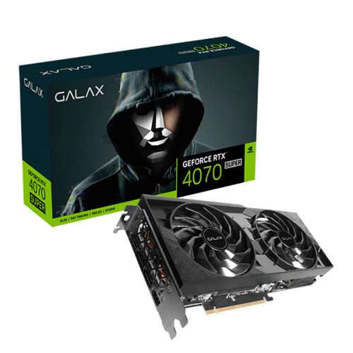 การ์ดจอ GALAX GeForce RTX 4070 SUPER 1 - Click OC 2X 12GB GDDR6X - SpeedCom