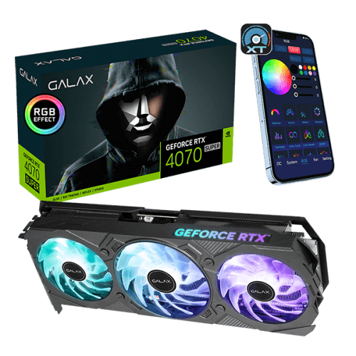 การ์ดจอ GALAX GeForce RTX 4070 SUPER EX Gamer 1 - Click OC 12GB GDDR6X - SpeedCom