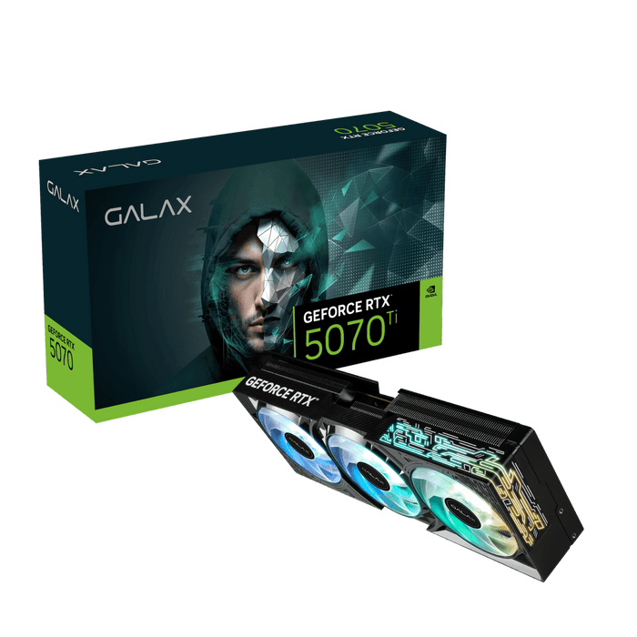 การ์ดจอ GALAX VGA CARD GEFORCE RTX 5070 Ti 1 - Click OC 16GB GDDR7 - SpeedCom