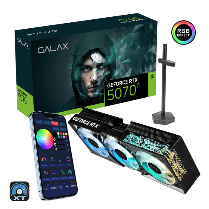 การ์ดจอ GALAX VGA CARD GEFORCE RTX 5070 Ti 1 - Click OC 16GB GDDR7 - SpeedCom