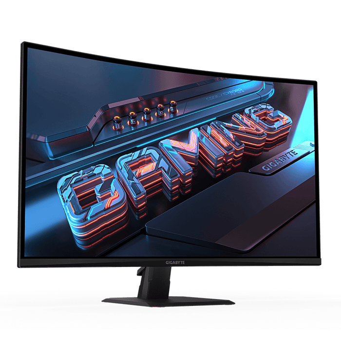 จอมอนิเตอร์ Gigabyte GS32QC 31.5" VA CURVED 2K 170Hz Gaming สีดำ - SpeedCom