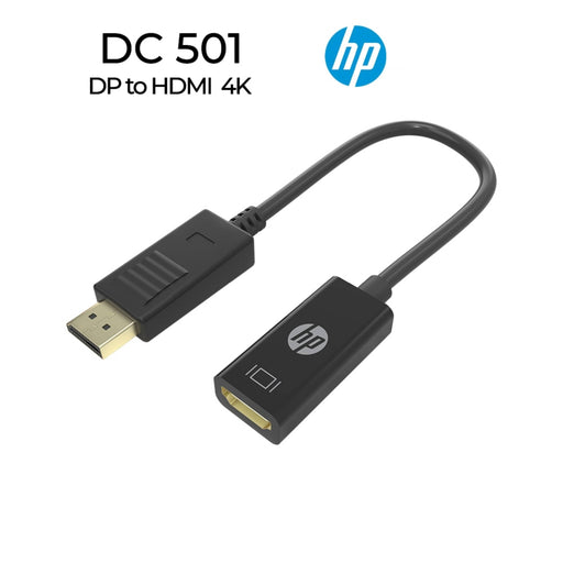 อุปกรณ์แปลงสัญญาณ HP DC501 Adapter DP TO HDMI 4K 30HZ - SpeedCom