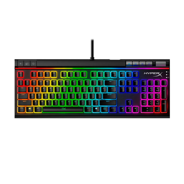 คีย์บอร์ด HyperX Alloy Elite 2 Rgb Linear Red Us 4p5n3aa - aba สีดำ - SpeedCom