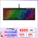 คีย์บอร์ด HyperX Alloy Elite 2 Rgb Linear Red Us 4p5n3aa - aba สีดำ - SpeedCom