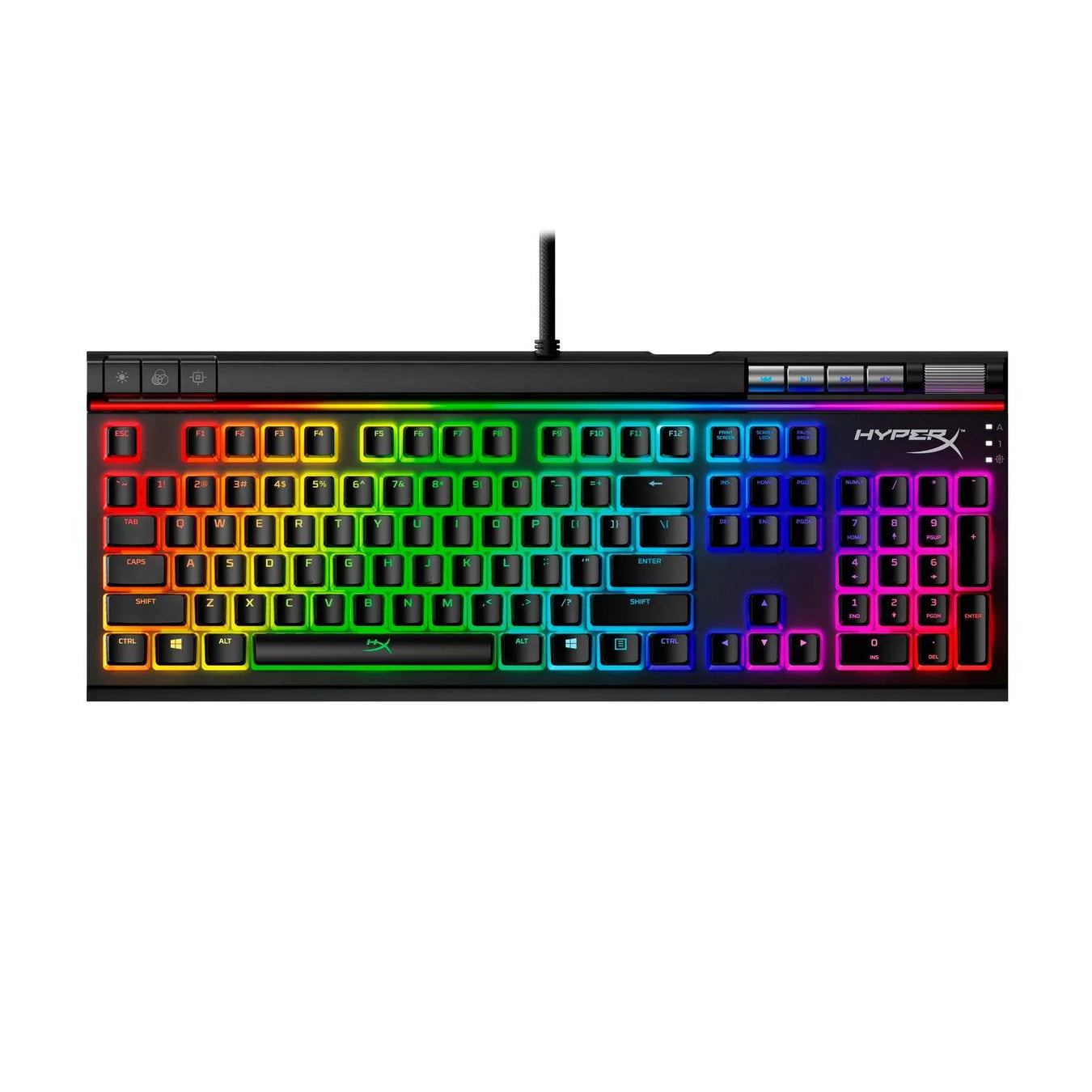 คีย์บอร์ด HyperX Alloy Elite 2 Rgb Linear Red Us 4p5n3aa-aba สีดำSpeedCom