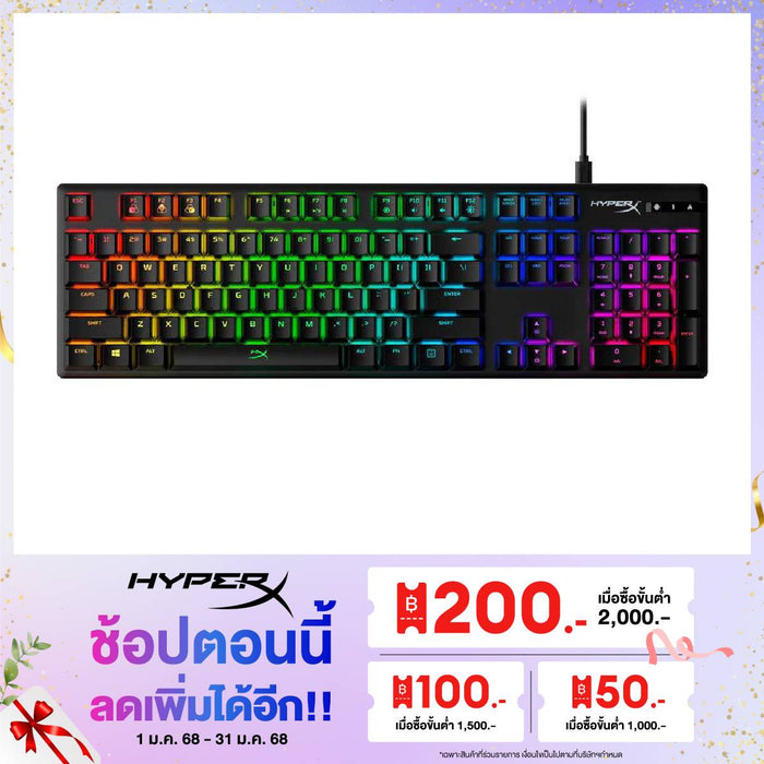 คีย์บอร์ด HyperX Gaming Alloy Origins Black - SpeedCom