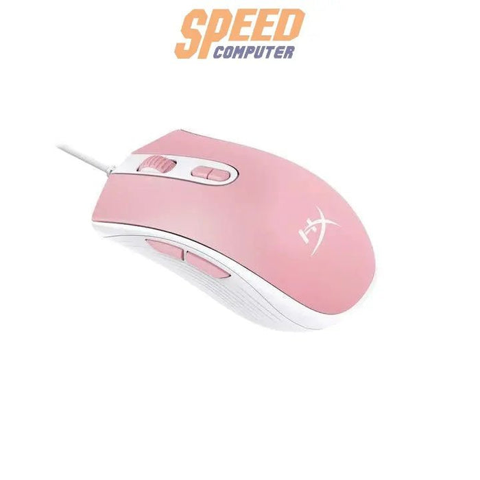 เมาส์ HyperX Gaming Pulsefire สีชมพู (White Pink) - SpeedCom