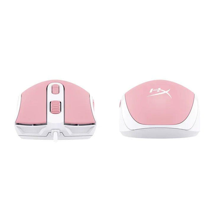 เมาส์ HyperX Gaming Pulsefire สีชมพู (White Pink) - SpeedCom