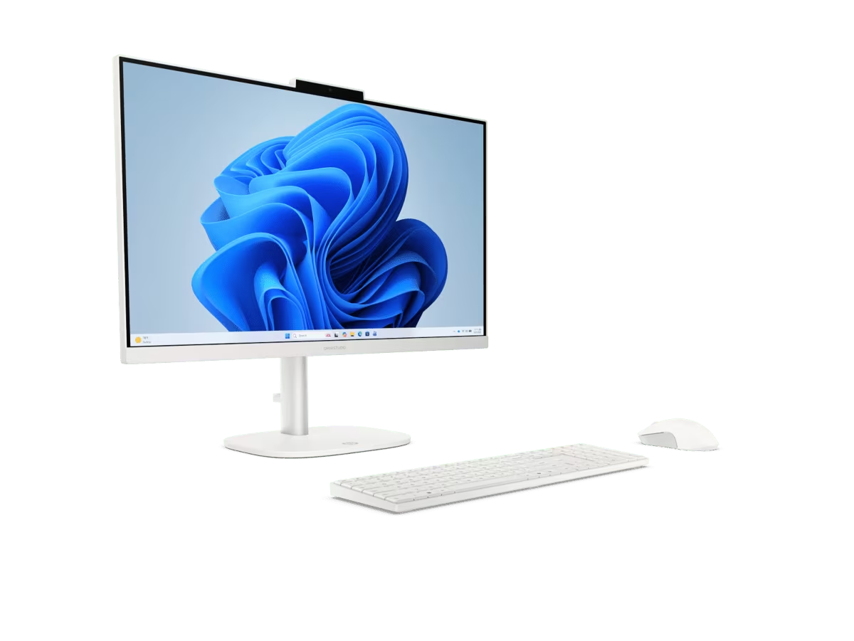 คอมพิวเตอร์ All-in-One HP OmniStudio 24 รุ่น CV0010D สีขาว (Cotton White)
