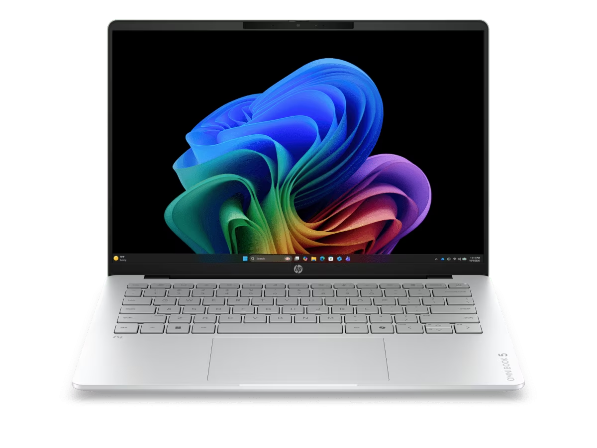 โน๊ตบุ๊ค HP OmniBook 5 14 inch Laptop Next Gen AI 14-hm0033AU Ryzen AI 5 สีเงิน