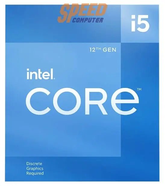 ซีพียู INTEL CORE i5 - 12400F 2.5 GHz 6C/12T LGA1700 BX8071512400F - SpeedCom