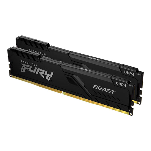 หน่วยความจำ แรม พีซี Kingston FURY BEAST 16GB(8GBX2) DDR4 BUS3600MHz KF436C17BBK2/16 สีดำ - SpeedCom