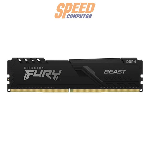 หน่วยความจำ แรม พีซี Kingston FURY BEAST 8GB DDR4 BUS3200MHz KF432C16BB/8 สีดำ - SpeedCom