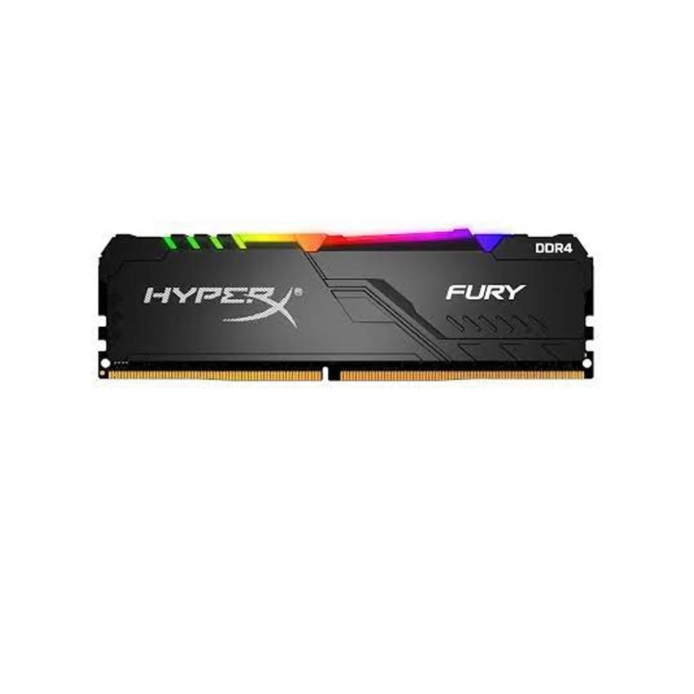 หน่วยความจำ แรม พีซี Kingston HYPER-X FURY RGB 16GB(8GBX2) DDR4 BUS3600MHz HX436C17FB3AK2/16 สีดำ - SpeedCom