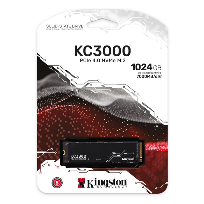 เอสเอสดี Kingston KC3000 1TB PCIe 4x4/NVMe M.2 2280 SKC3000S/1024GSpeedCom