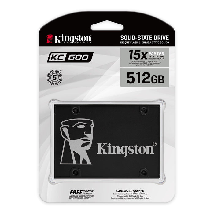 เอสเอสดี Kingston KC600 512GB SATA 2.5" SKC600/512GSpeedCom