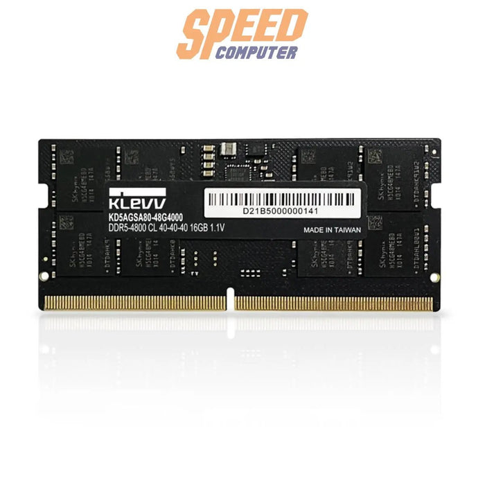 หน่วยความจำ แรม โน๊ตบุ๊ค KLEVV 16GB DDR5 BUS 5600 KD5AGSA80 - 56G460A - SpeedCom