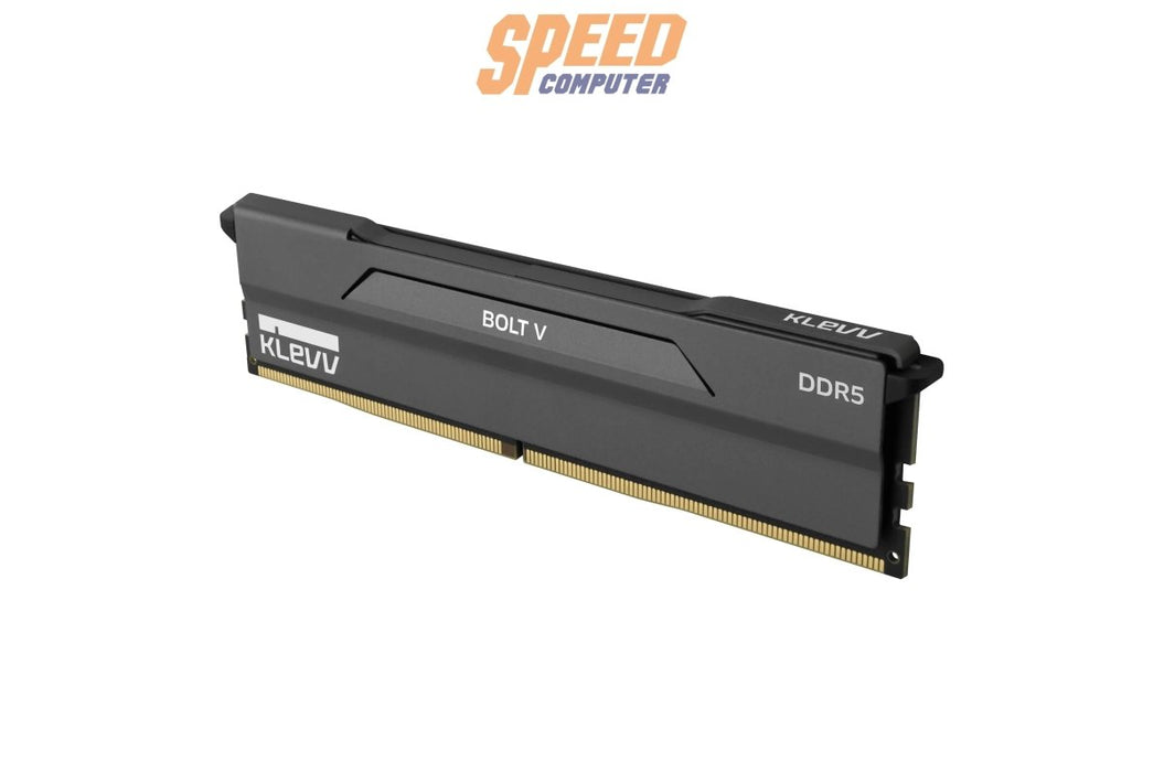 หน่วยความจำ แรม พีซี KLEVV BOLT V 32GB (16GBX2) DDR5 6000MHz KD5AGU880 - 60A300H สีดำ - SpeedCom