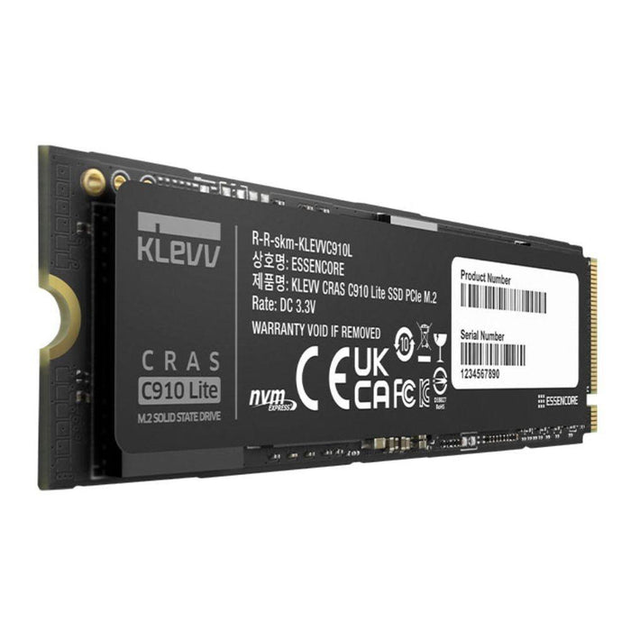 เอสเอสดี KLEVV CRAS C910 Lite 1TB PCIe 4x4/NVMe M.2 2280 K01TBM2SP0-C9LSpeedCom