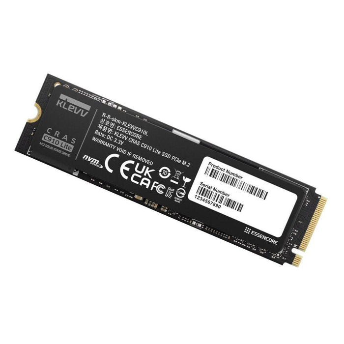 เอสเอสดี KLEVV CRAS C910 Lite 1TB PCIe 4x4/NVMe M.2 2280 K01TBM2SP0-C9LSpeedCom