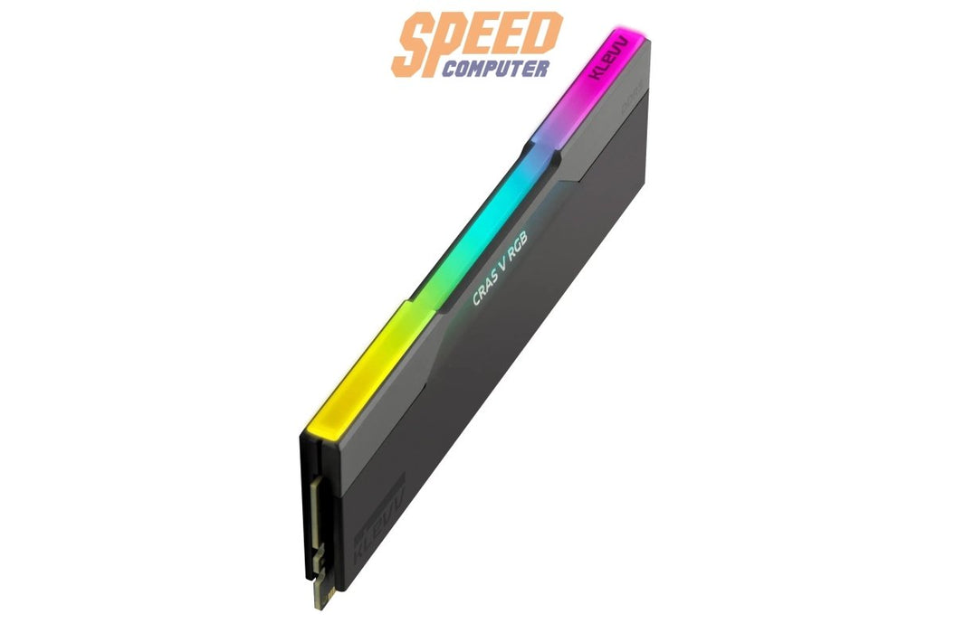 หน่วยความจำ แรม พีซี KLEVV CRAS V RGB 32GB (16GBX2) DDR5 6000MHz KD5AGUA80 - 60A300G สีดำ - SpeedCom