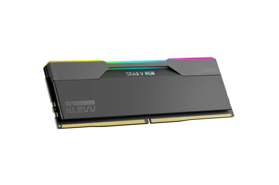 หน่วยความจำ แรม พีซี KLEVV CRAS V RGB 32GB (16GBX2) DDR5 6000MHz KD5AGUA80-60A300G สีดำ - SpeedCom