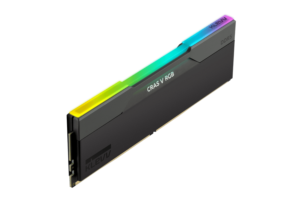 หน่วยความจำ แรม พีซี KLEVV CRAS V RGB 32GB (16GBX2) DDR5 6000MHz KD5AGUA80-60A300G สีดำ - SpeedCom