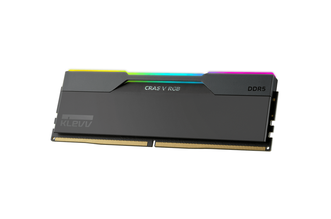 หน่วยความจำ แรม พีซี KLEVV CRAS V RGB 32GB (16GBX2) DDR5 6000MHz KD5AGUA80-60A300G สีดำ - SpeedCom