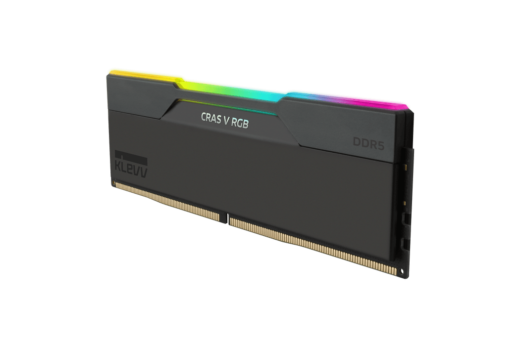 หน่วยความจำ แรม พีซี KLEVV CRAS V RGB 32GB (16GBX2) DDR5 6000MHz KD5AGUA80-60A300G สีดำ - SpeedCom