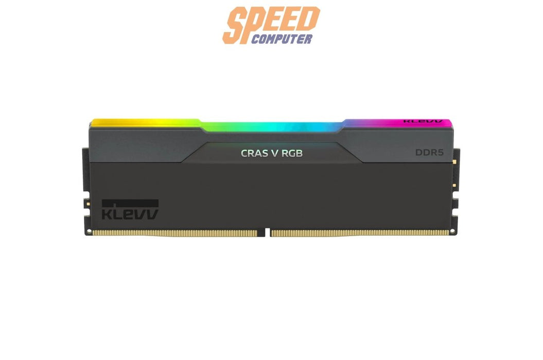 หน่วยความจำ แรม พีซี KLEVV CRAS V RGB 48GB (24GBX2) DDR5 6000MHz KD5KGUD80 - 60A300G สีดำ - SpeedCom