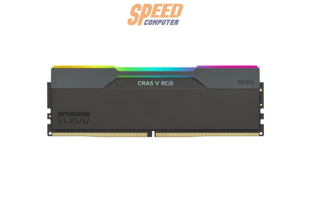 หน่วยความจำ แรม พีซี KLEVV CRAS V RGB 48GB (24GBX2) DDR5 6000MHz KD5KGUD80 - 60A300G สีดำ - SpeedCom