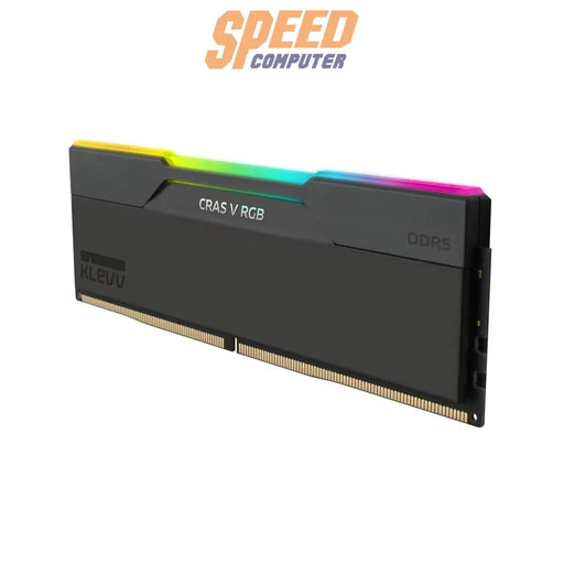 หน่วยความจำ แรม พีซี KLEVV CRAS V RGB 48GB (24GBX2) DDR5 6000MHz KD5KGUD80 - 60A300G สีดำ - SpeedCom